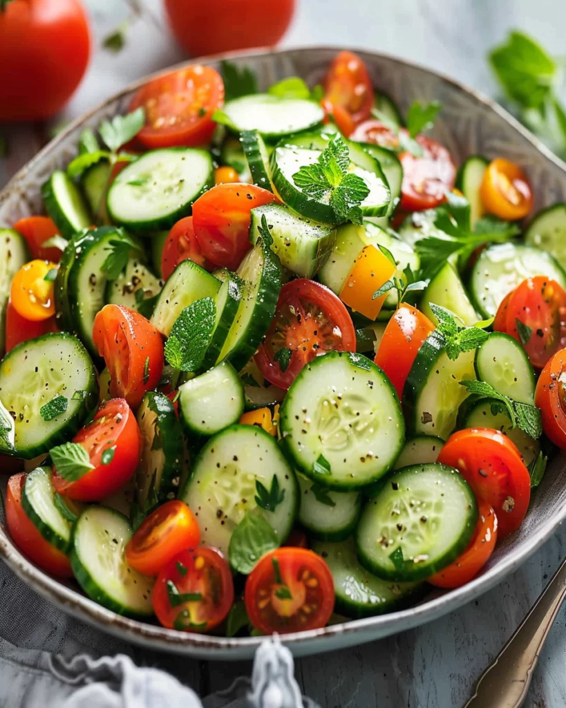 Cucumber Tomato Salad