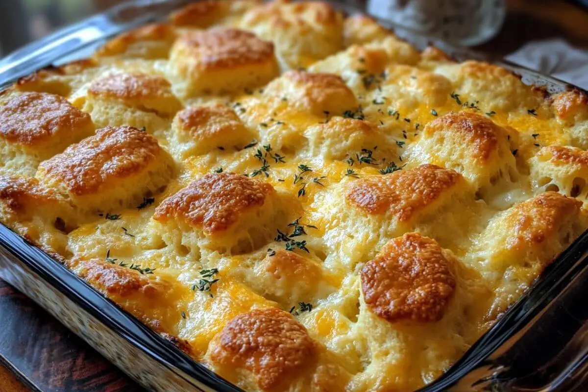 Butter Biscuit Breakfast Bake