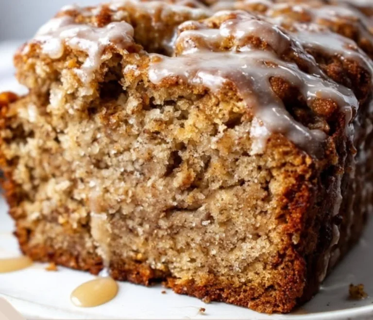 Moist pumpkin banana bread sliced and ready to serve