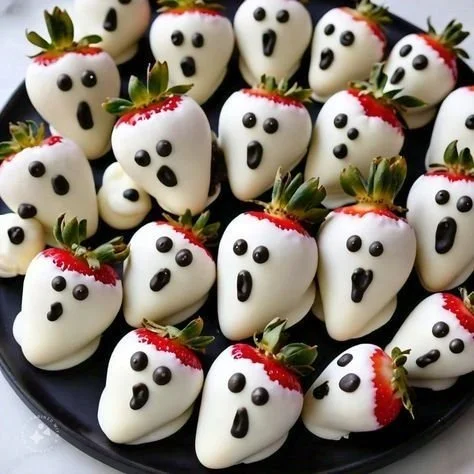 Delicious Halloween movie night snacks with spooky themes